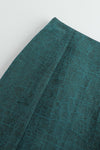 SWAYING/KNIT fragrant cloud yarn skirt SW24SS3B44 sapphire blue